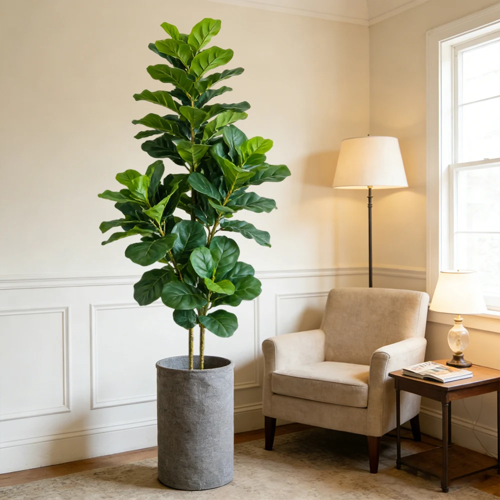 64/122cm Yapay Fiddle Fig Ağac - Ficus Lyrata Tree incelemesi ve fiyatı