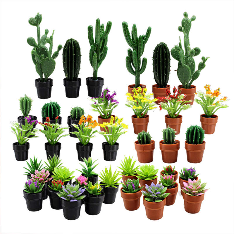 8 Adet Minyatür Plastik Saksıl - Echeveria Succulent incelemesi ve fiyatı